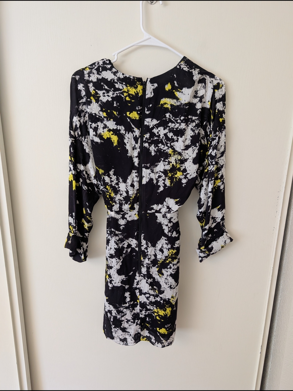 Alice + Olivia Womens 2 Ophelia Faux Wrap Mini Dress Black Cocktail Party - Picture 5 of 8